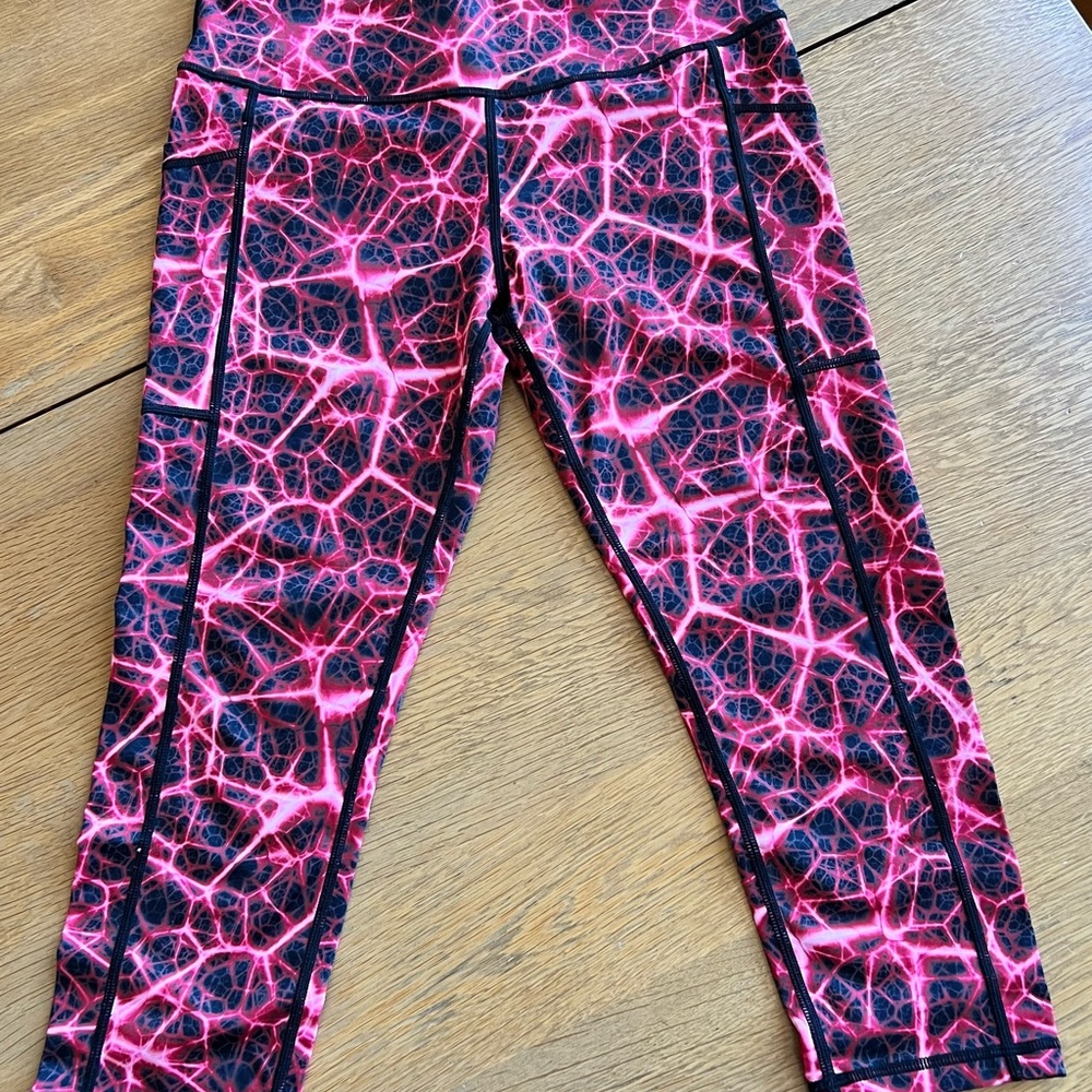 Constantly Varied Gear Womens Electric Red and Black Leggings